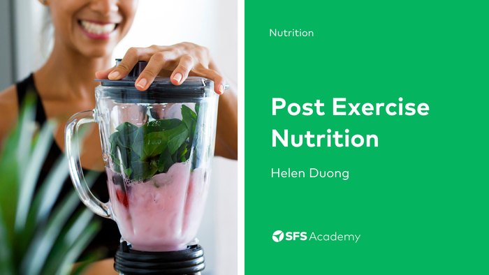 Post-Exercise Nutrition